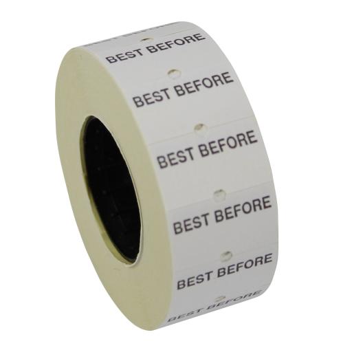 CT1 Best Before 22x12mm Labels