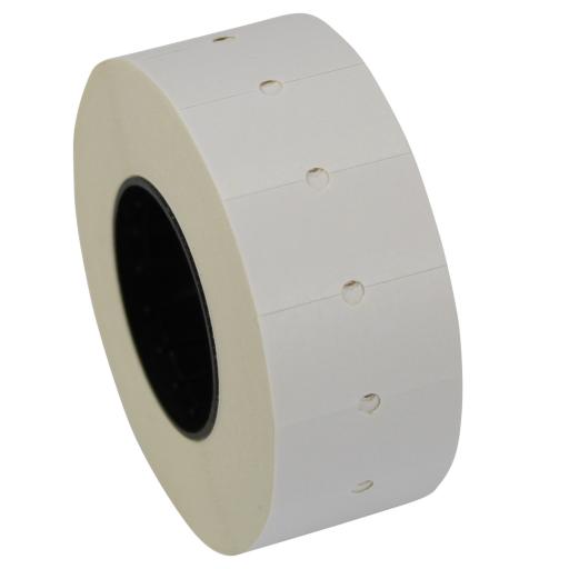 CT1 White 22x12mm Price Gun Labels