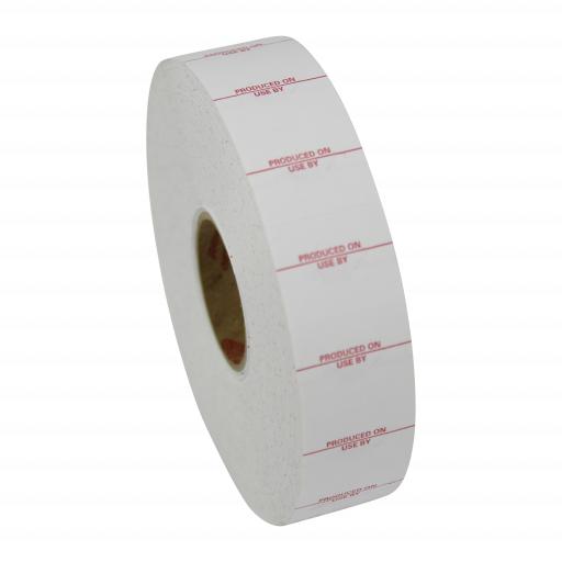 Monarch Paxar 1136 Produced On / Use By 20x16mm Labels